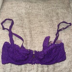 Savage Fenty Purple Lace Bra